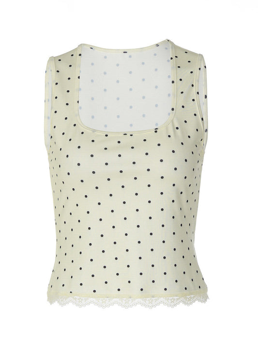 Polka Dot Crop Top