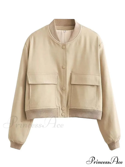 ADANNA Elegant BOMBER JACKET