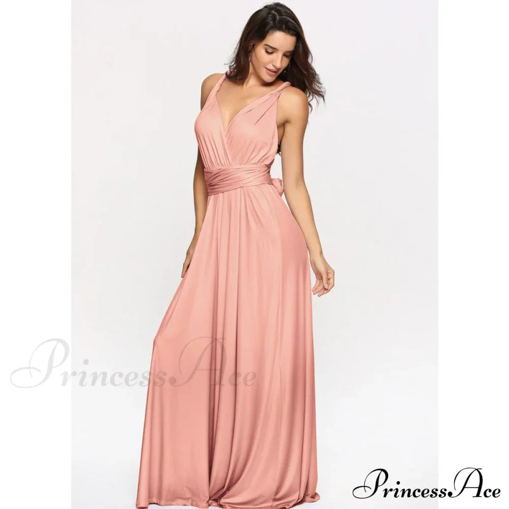 Alexandra Satin Lace Charming Back A-Line Dress