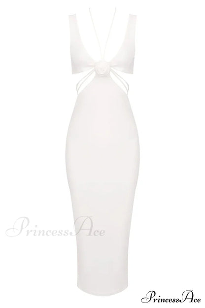 Alize Flower Stylish Embellished Maxi Dress