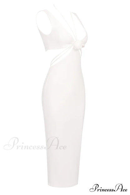 Alize Flower Stylish Embellished Maxi Dress