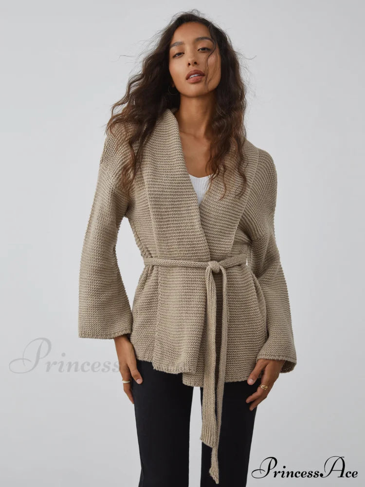 All I Graceful Wanted Tie Cardigan