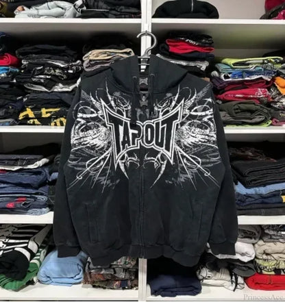 Angel Wing Functional Pleat Hoodie
