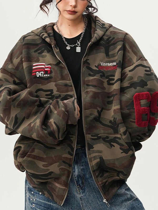 Camouflage Digital Print Jacket