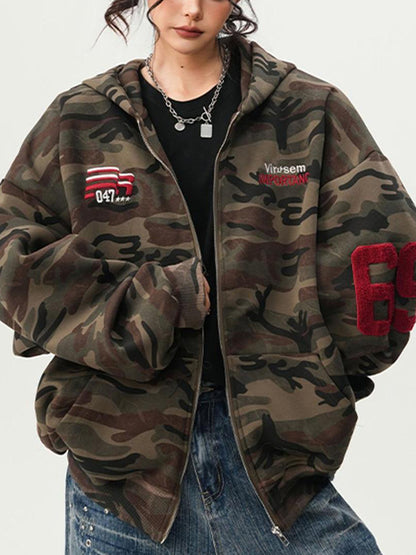 Camouflage Digital Print Jacket