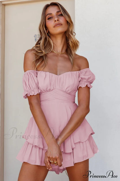 Boho Off Stylish Shoulder Romper