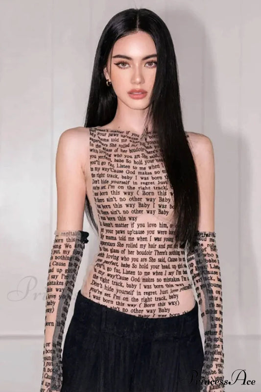 Born this Stylish Way Sleeveless Top