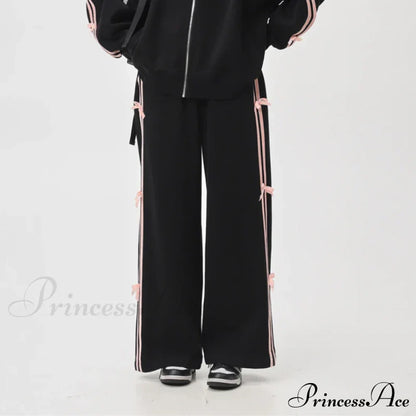 Bow Elegant Tracksuit Set