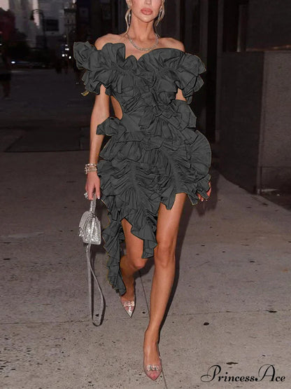 Butterfly Short Sleeve Trendy Bodycon Mini Dress