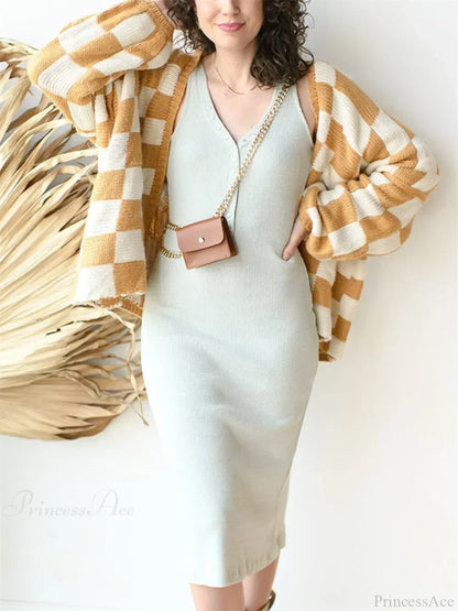 Button-Down Sweater Cardigan