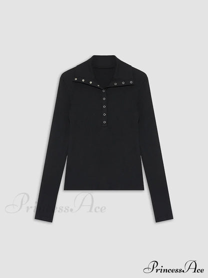 Button Up Graceful Collared Shirt