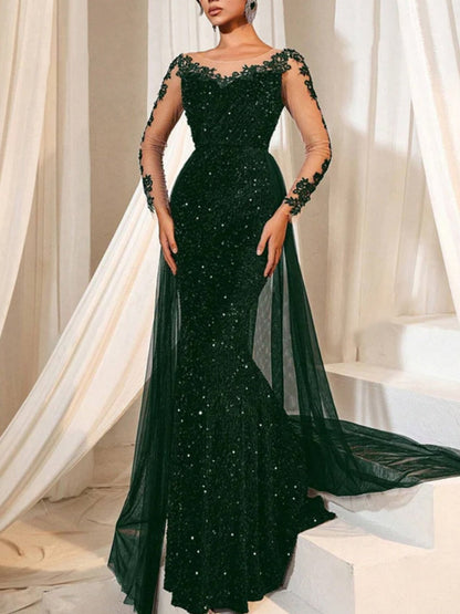 Lace Parties Maxi Dresses