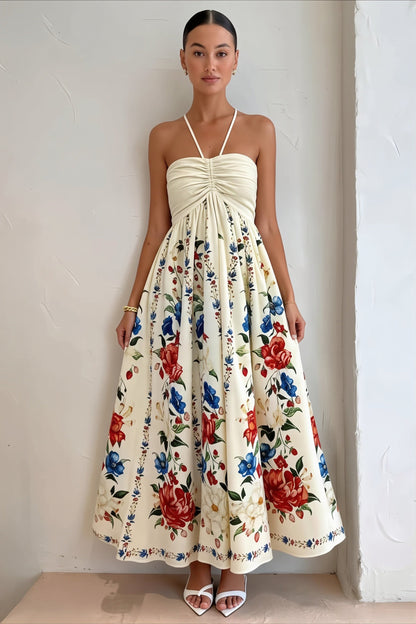 Cami Floral Vacation Maxi Boho Dress