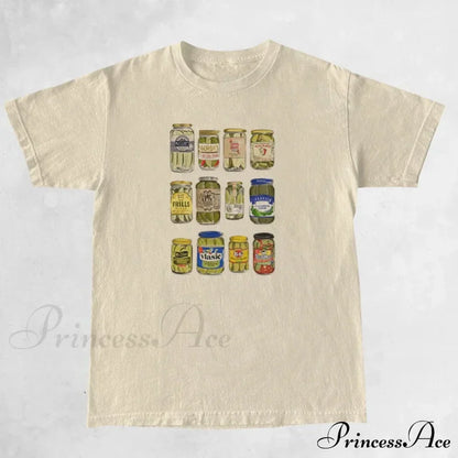 Canned Pickles Stylish Graphic Print Tee