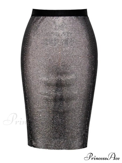 Halter Rhinestone Crop Tank Top