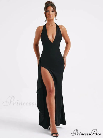 Crew Neck Graceful Vintage Ombre Dress