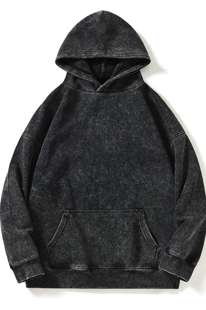 Retro Washed Oversized Pullover Hoodie