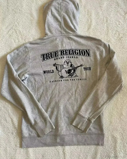 Dark Hip Hop Graphic Print Hoodie