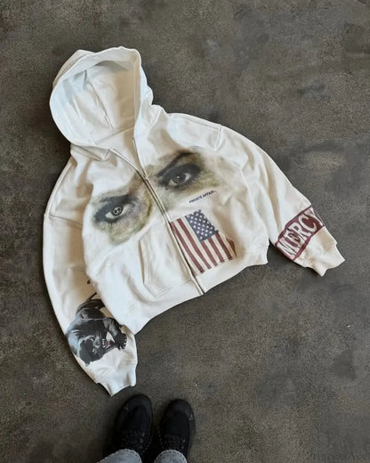 Dark Hip Hop Large Hoodie