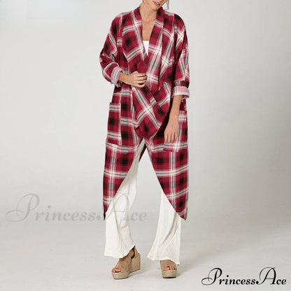 Solid Asymmetrical Cowl Neck Blouse