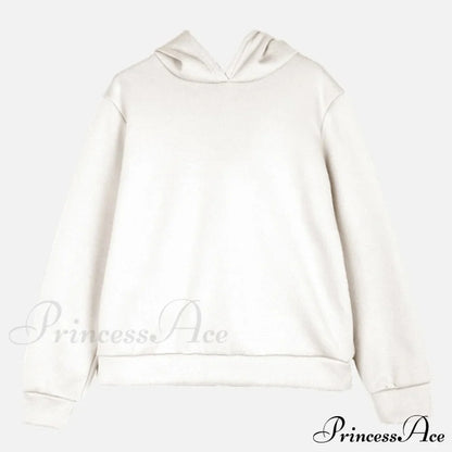 Elegant with Long Sweatshirt Women's Set and Hoodie Lace-Up Warm Pant Solid Detail