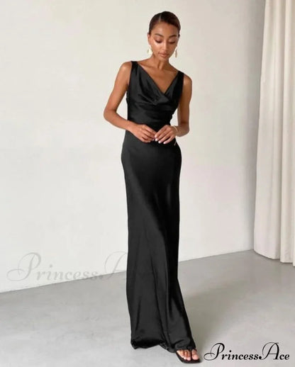 ENELA SATIN Stylish MAXI DRESS
