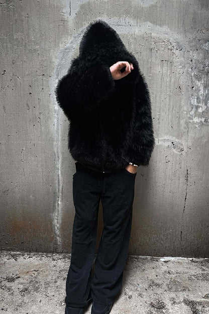 Minimalist Double-Layer Hoodie