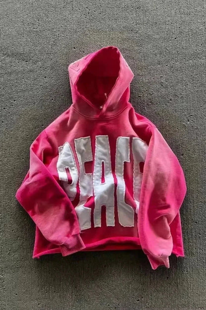 Fashion Trend Fleece Padded Zipper Hoodie