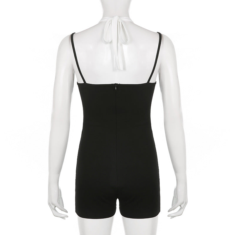 2PCS Black Romper