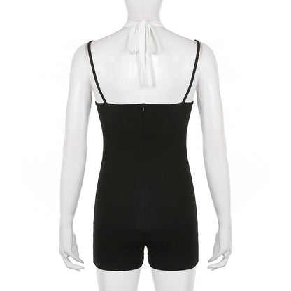 2PCS Black Romper