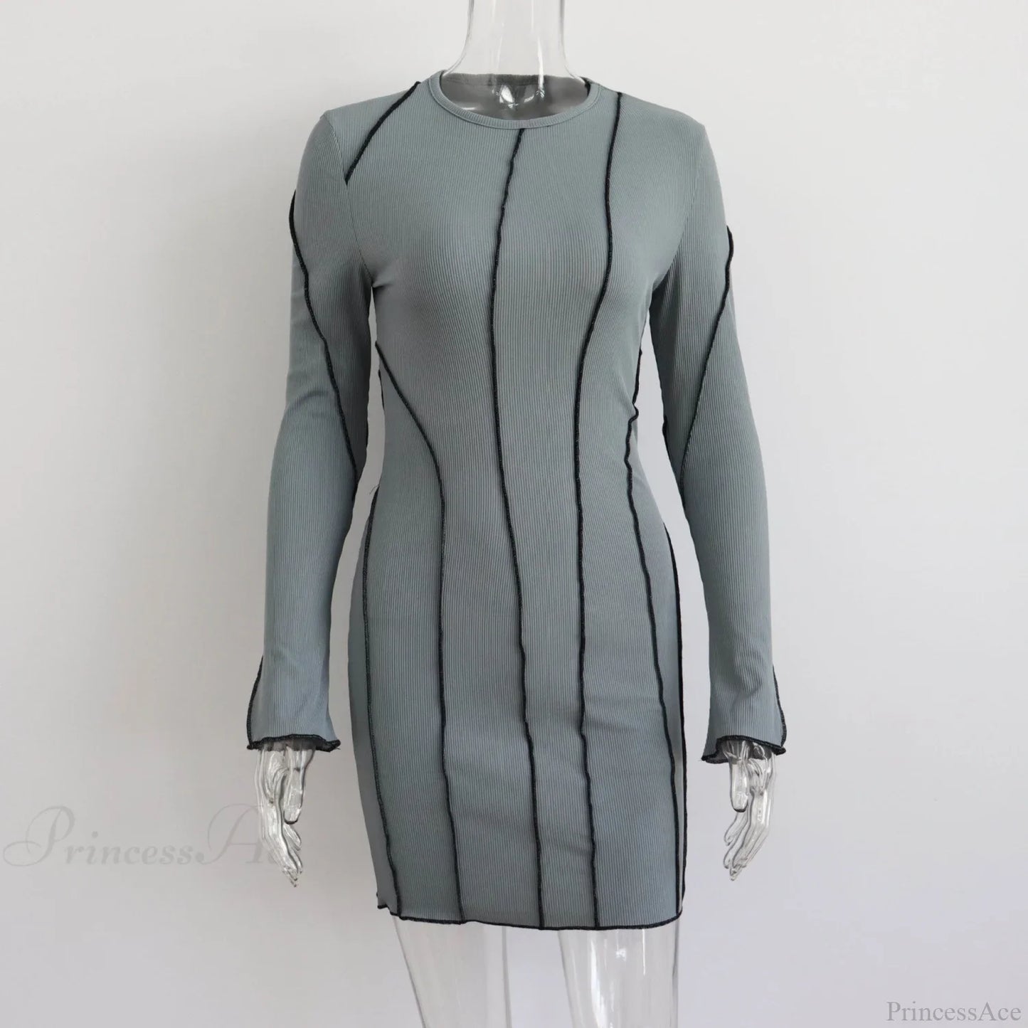 Flared Sleeve Dress