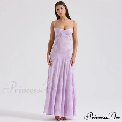 Floral Print Stylish Sheer Maxi Dress