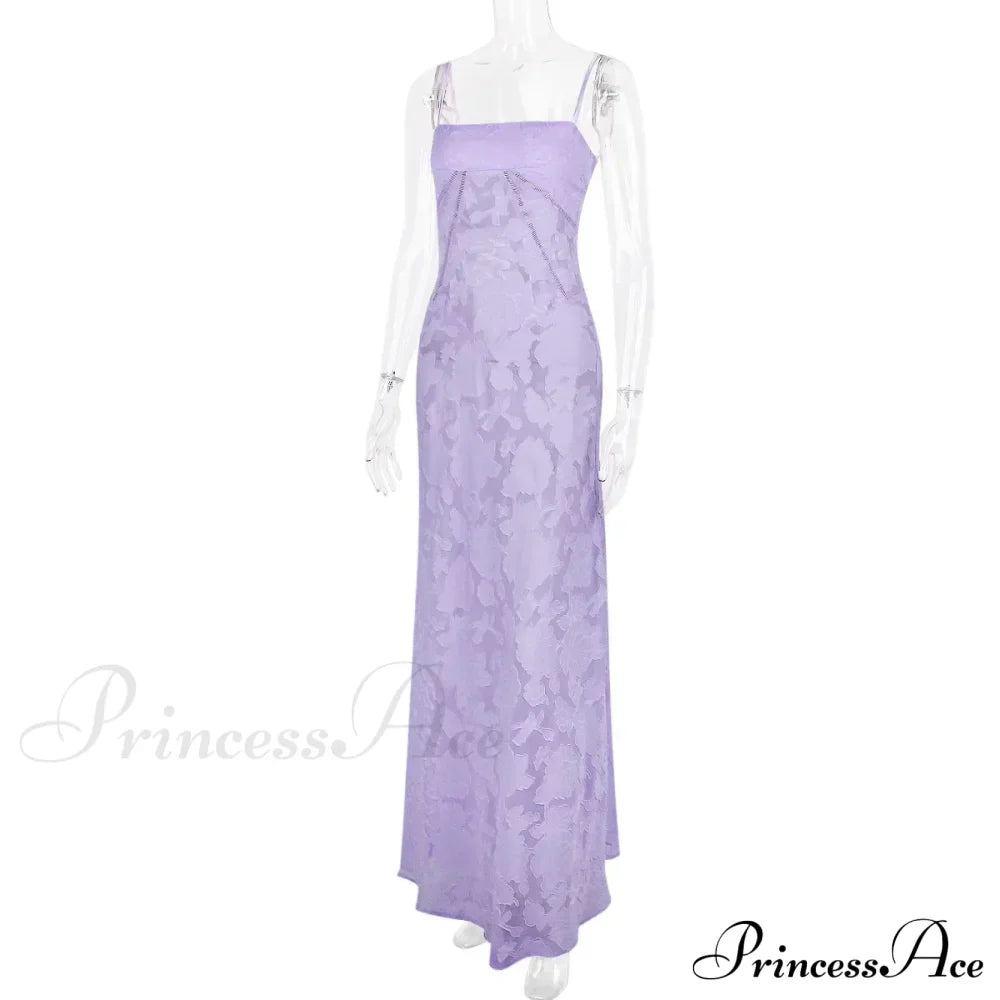 Floral Print Stylish Sheer Maxi Dress
