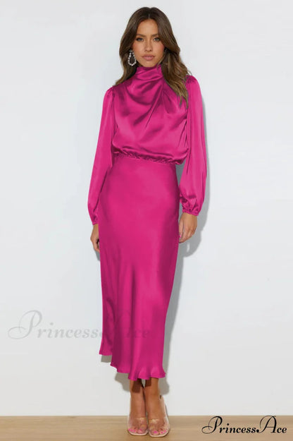 From The Source Charming High Neck Bridal Dress