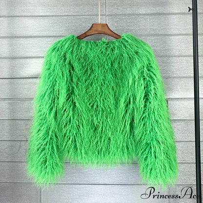 Fur Elegant Fringe Coat