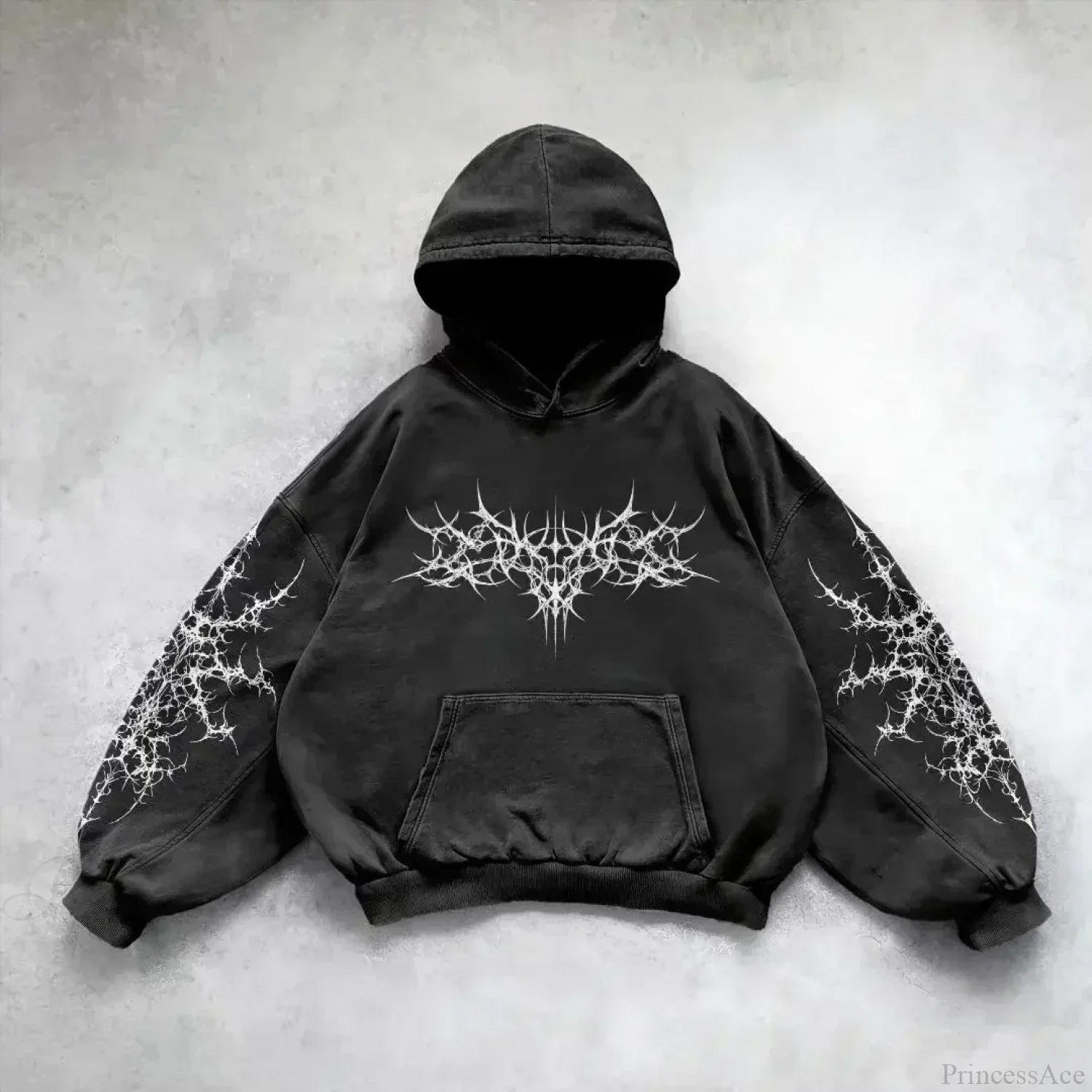 Goddess Pattern Print Hoodie