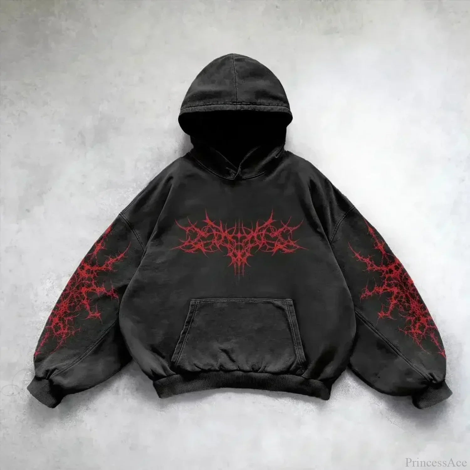 Goddess Pattern Print Hoodie
