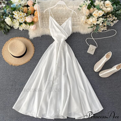 Gown Spaghetti Backless V Women Neck Tank Full-Length Robe Sexy Party Strap Female Long Dresses Festive Warm-Season Vestidos