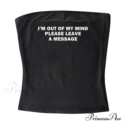 Graphic Text Stylish Cami Top