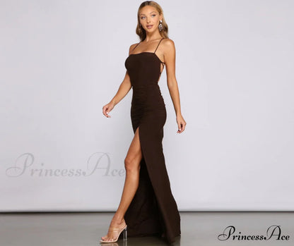 Gretchen Formal Stylish Lace-Up Dress