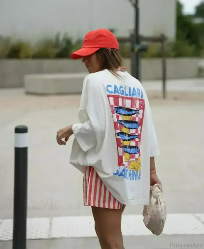 Harajuku Casual Summer Food T-shirt