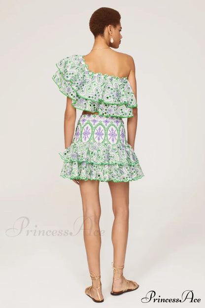 Jessica Bara Stylish Vanessa Ruffle Set