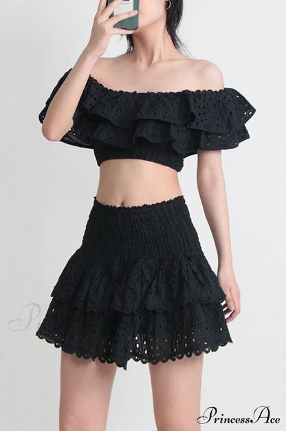 Jessica Bara Stylish Vanessa Ruffle Set