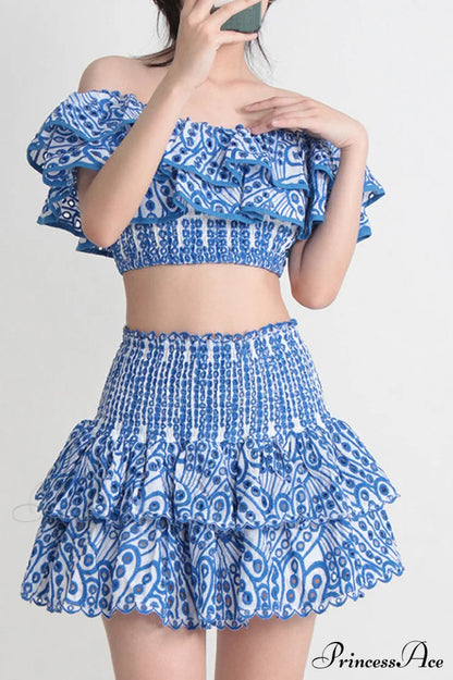 Jessica Bara Stylish Vanessa Ruffle Set