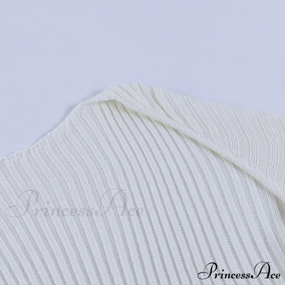 Knit Sweater Stylish Cropped Sleeve