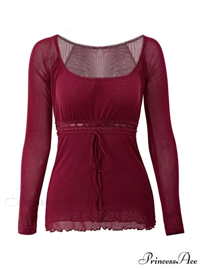 Lace Trim Graceful Strapless Corset Top