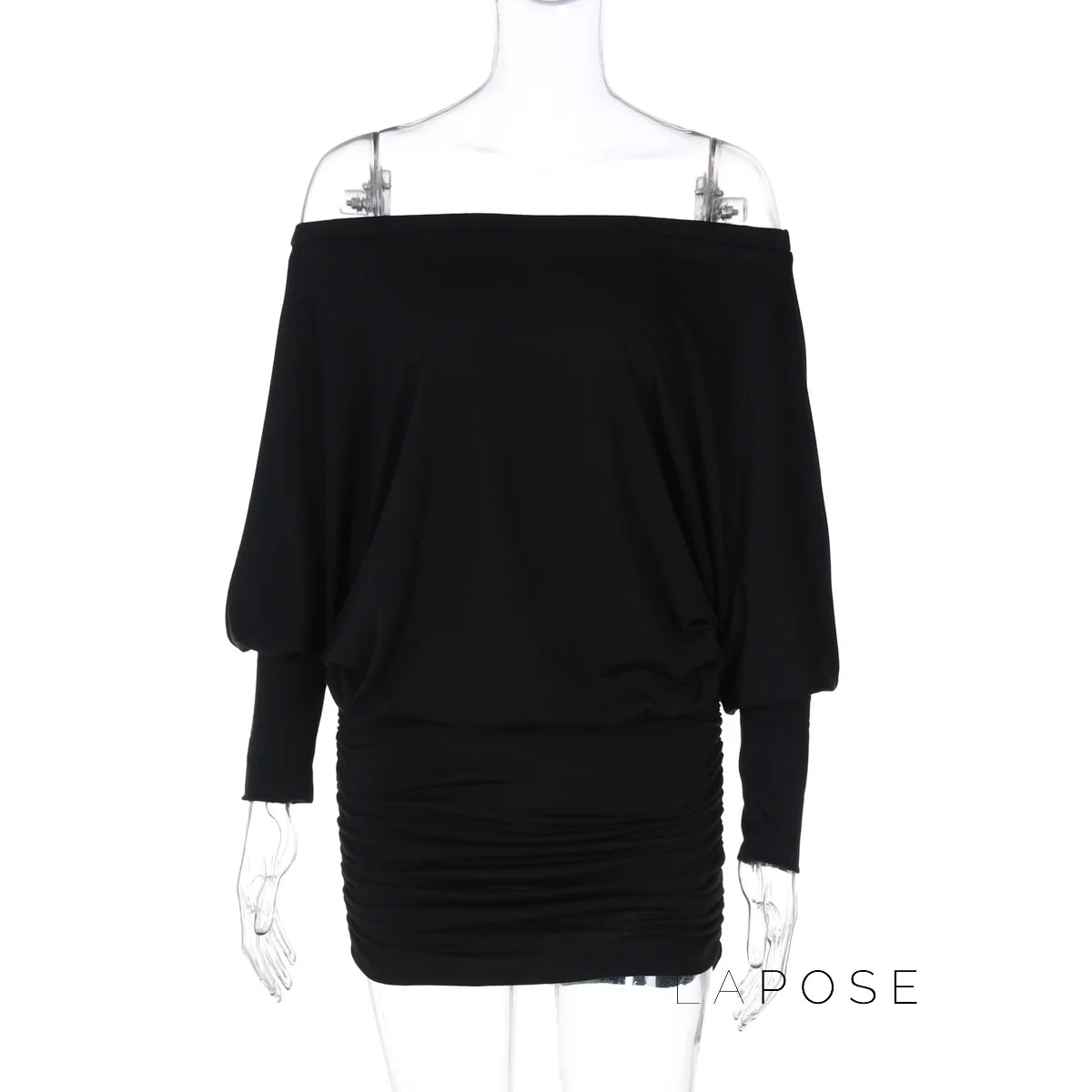 Aaliya Off Shoulder Ruched Mini Dress