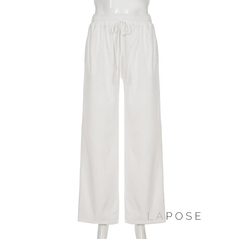 Alba Lace Patchwork Corduroy Pants