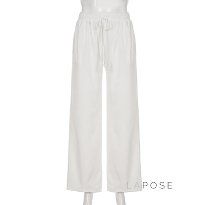 Alba Lace Patchwork Corduroy Pants