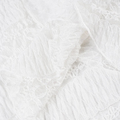 Alianny Eyelet Lace Midi Skirt